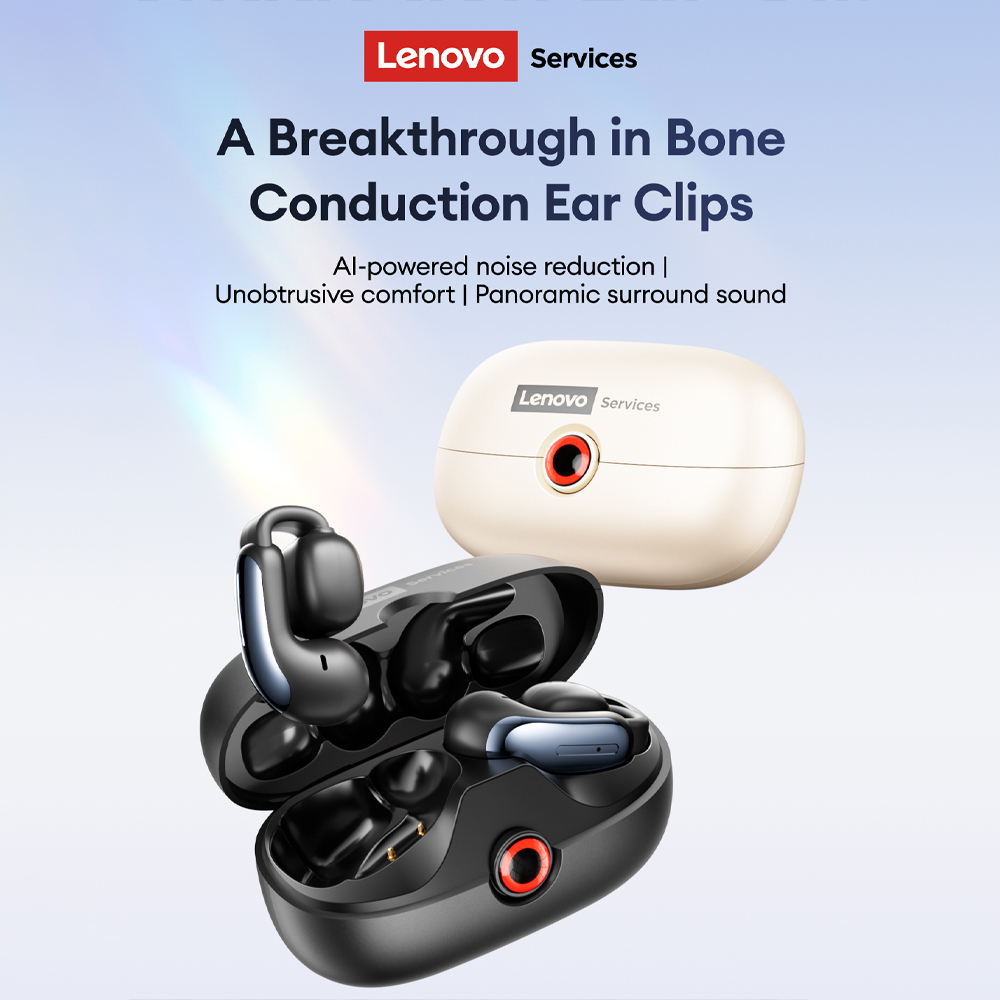 Lenovo LES-108 Bone Conduction - Headset Stand ulasan dan harga