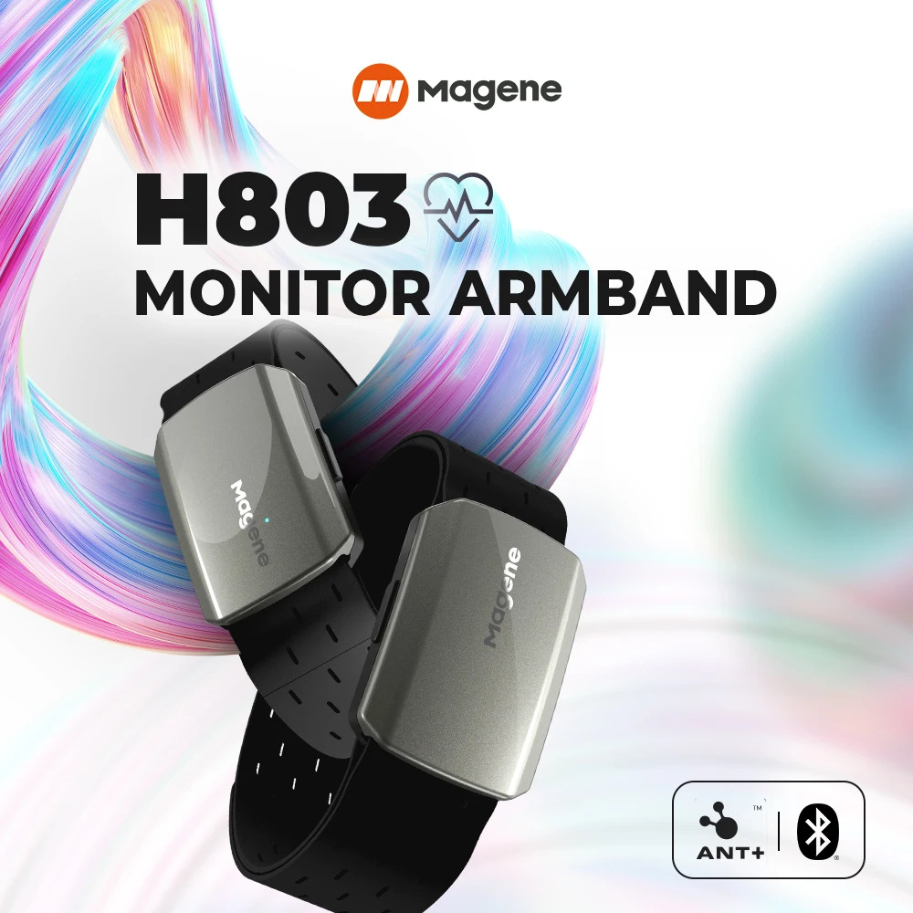 Magene H803 Heart Rate Armband - Dual Monitor Arm ulasan dan harga