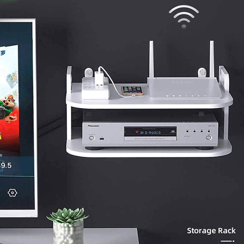 Wall-Mounted Router Cable Orga - Desk Cable Organizer ulasan dan harga