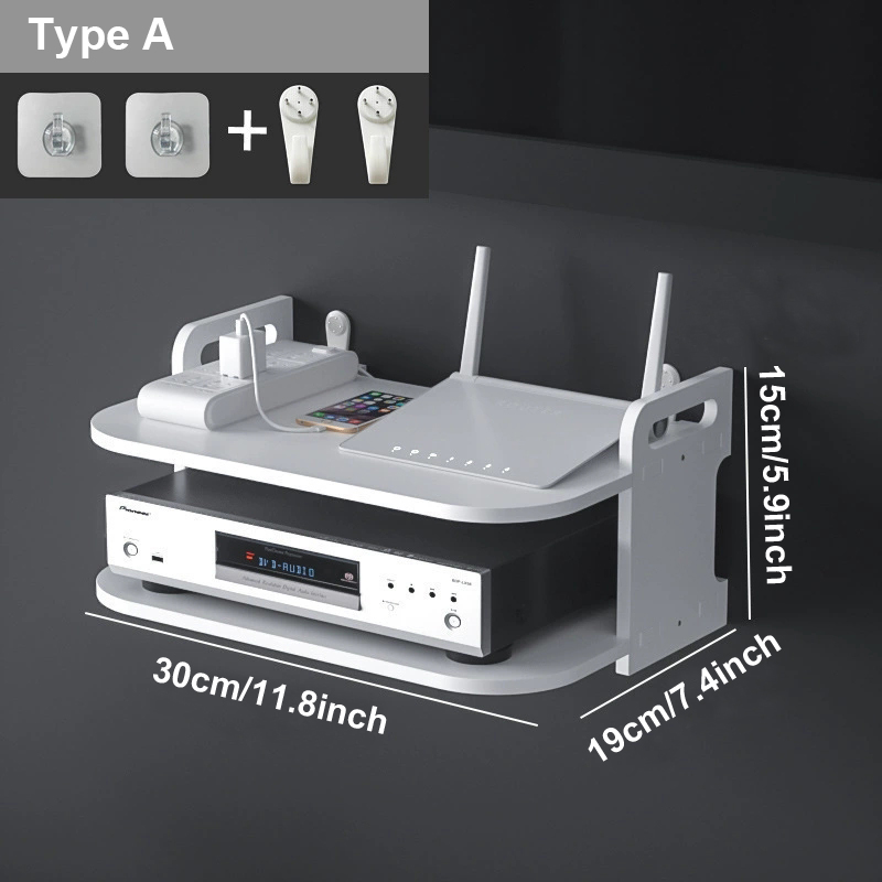 Wall-Mounted Router Cable Orga - Desk Cable Organizer ulasan dan harga