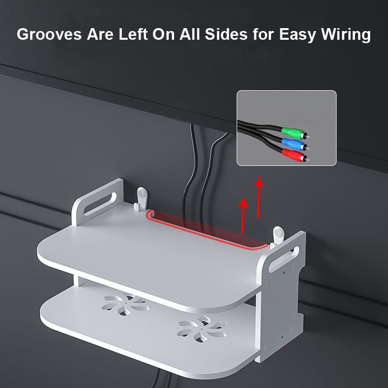 Wall-Mounted Router Cable Orga - Desk Cable Organizer ulasan dan harga