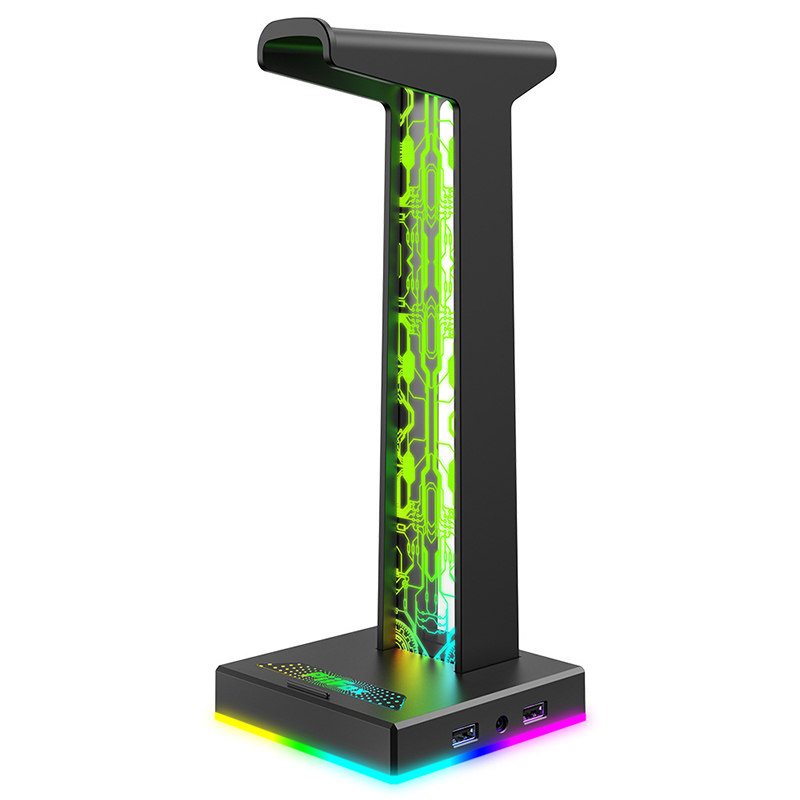 RGB Gaming Headphone Stand Dua - Headset Stand ulasan dan harga