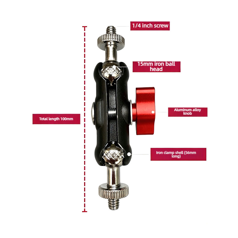 Double Ball Head Articulating  - Dual Monitor Arm ulasan dan harga
