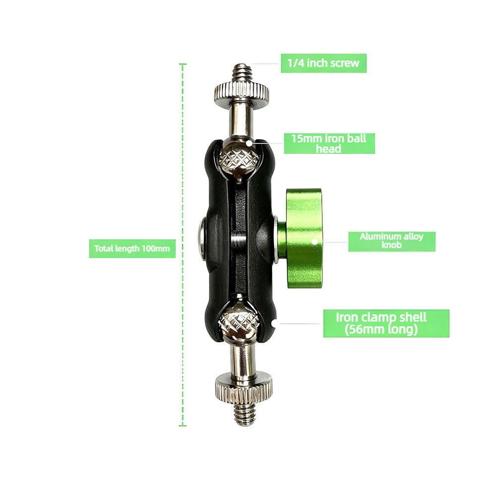 Double Ball Head Articulating  - Dual Monitor Arm ulasan dan harga
