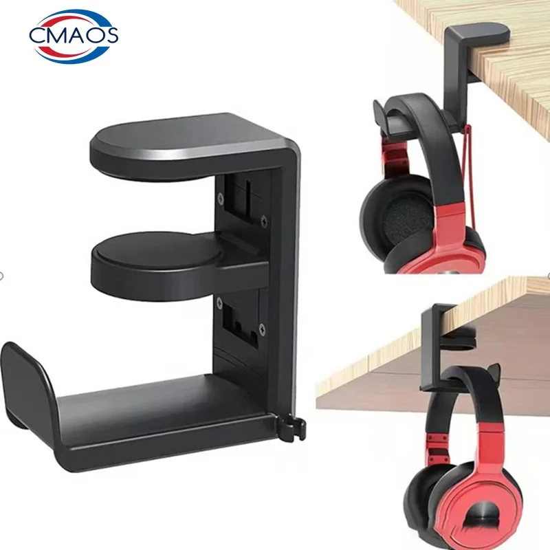 No Punch Table Clip Hook Headp - Headset Stand ulasan dan harga