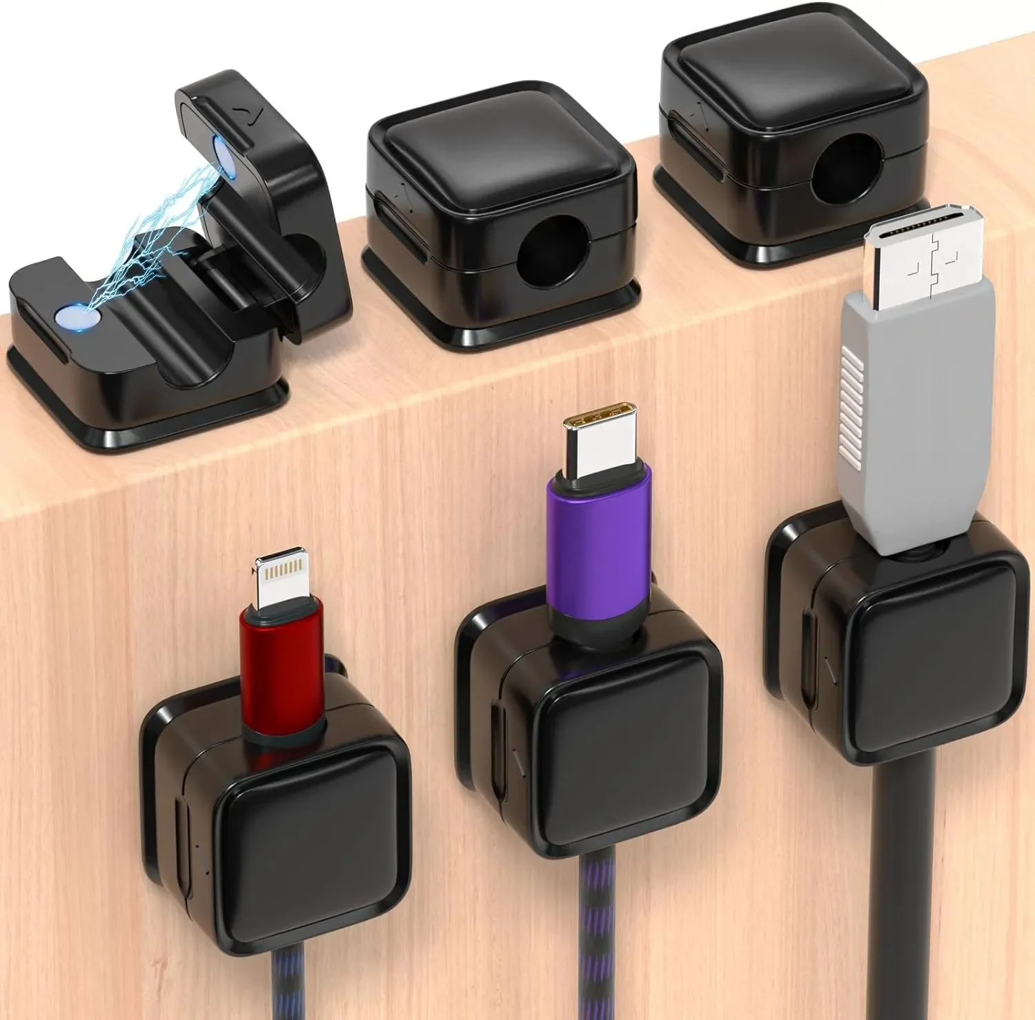 Mini Cable Organizer Holder Ma - Desk Cable Organizer ulasan dan harga