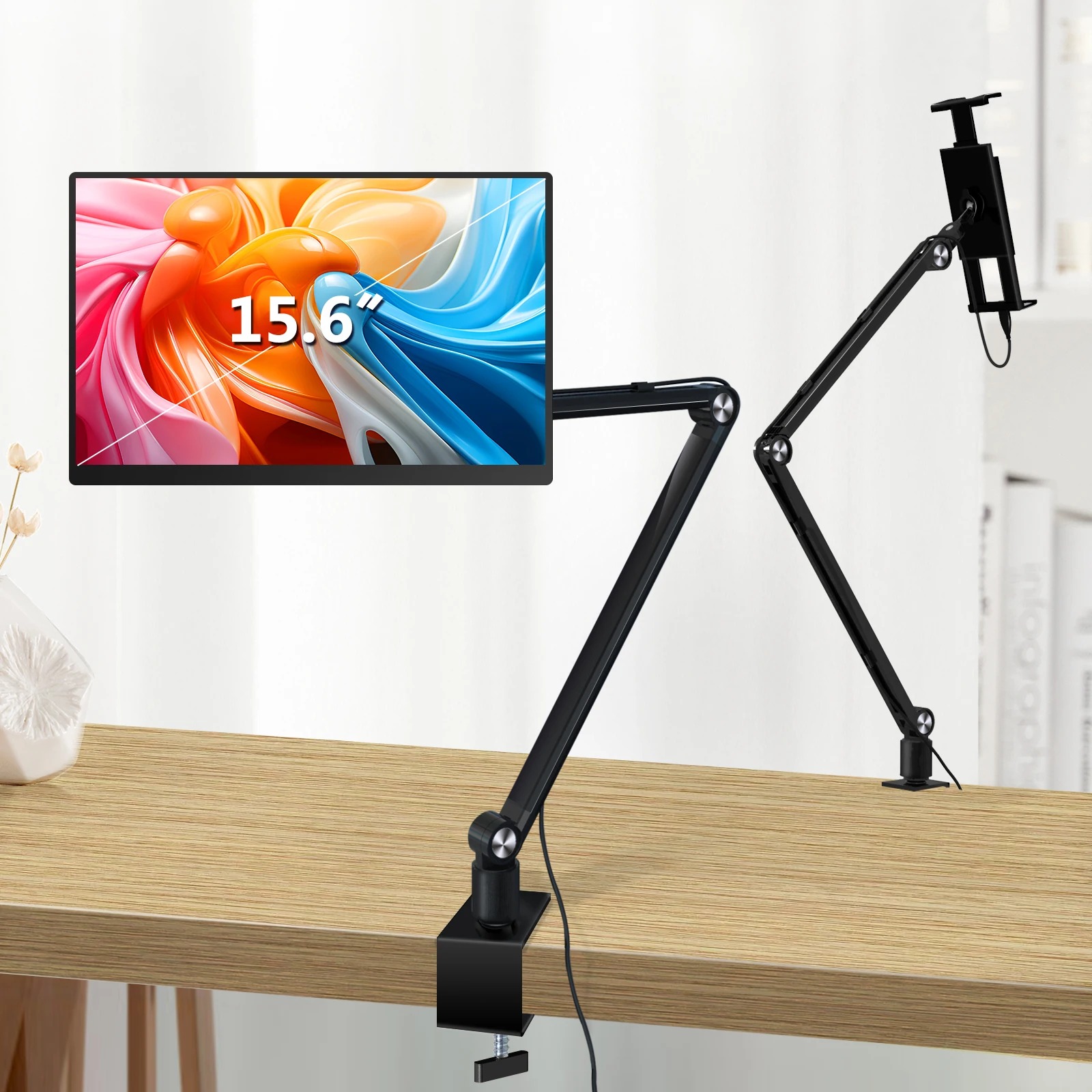 2025 Tablet Stand Holder for I - Dual Monitor Arm ulasan dan harga