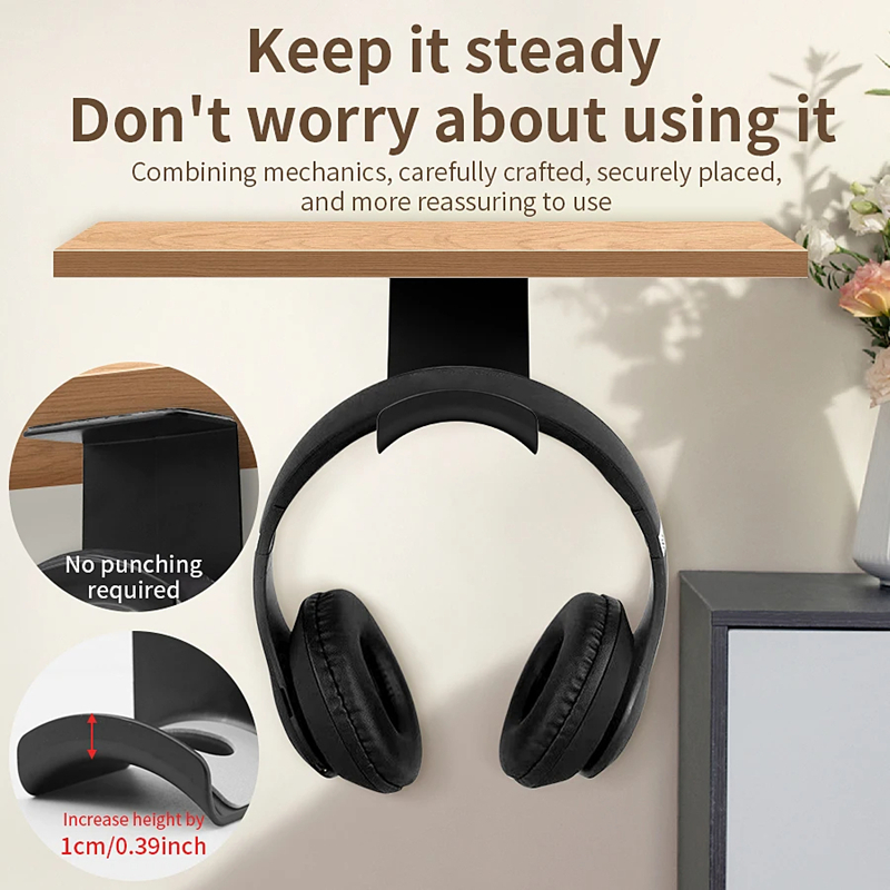 Universal Headphone Stand Adhe - Headset Stand ulasan dan harga