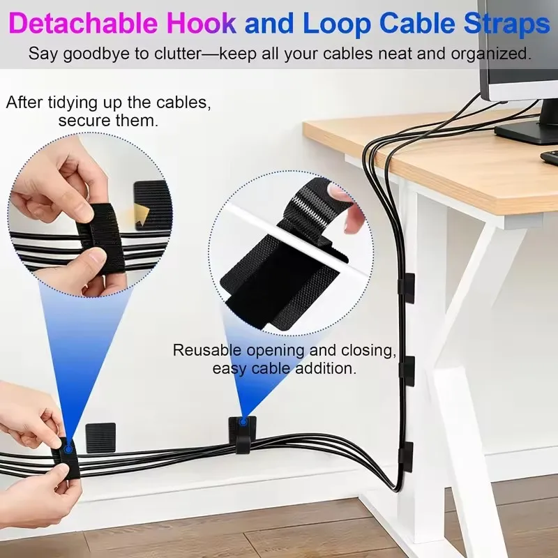 4-40 Sets Cable Management Und - Desk Cable Organizer ulasan dan harga