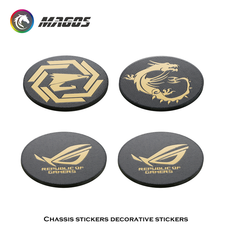 Computer Case Fan Metal Sticke - Pc Gaming Quotes ulasan dan harga