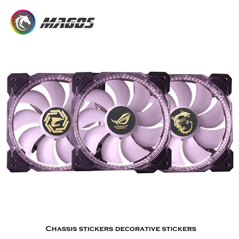 Computer Case Fan Metal Sticke - Pc Gaming Quotes ulasan dan harga