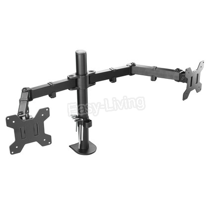 MS02 Desktop Clamping Full Mot - Dual Monitor Arm ulasan dan harga