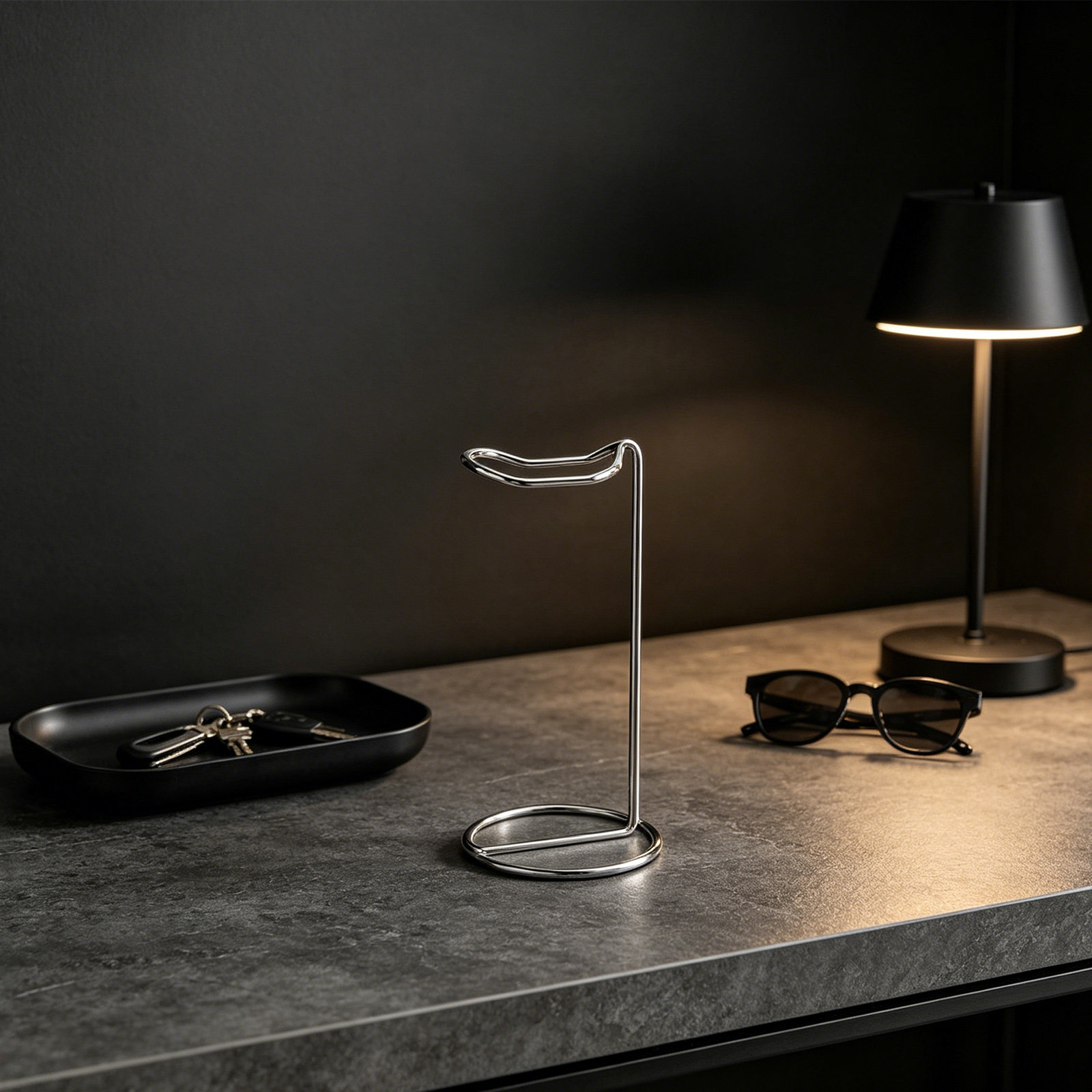 Desktop Headphone Stand Metal  - Headset Stand ulasan dan harga