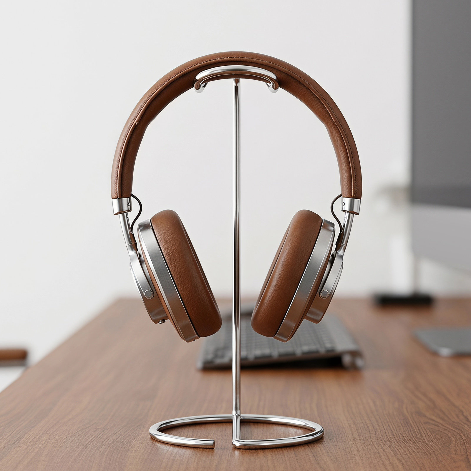 Desktop Headphone Stand Metal  - Headset Stand ulasan dan harga
