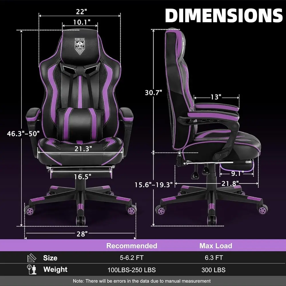 Ergonomic Reclining Gaming Cha - Pc Gaming Gaming ulasan dan harga