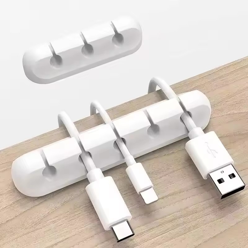 Silicone USB Cable Organizer U - Desk Cable Organizer ulasan dan harga