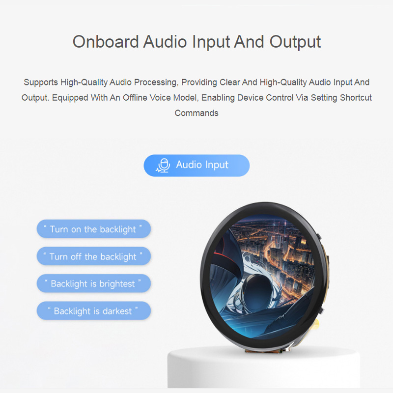 1.46 Inch Round Display ESP32- - Dual Monitor Arm ulasan dan harga