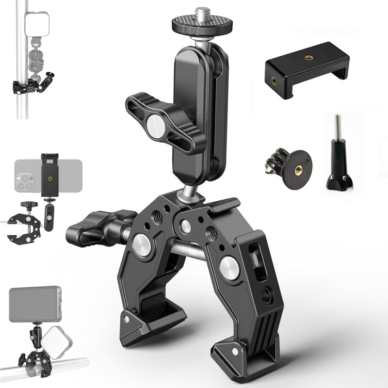 Universal Aluminum Super Clamp - Dual Monitor Arm ulasan dan harga