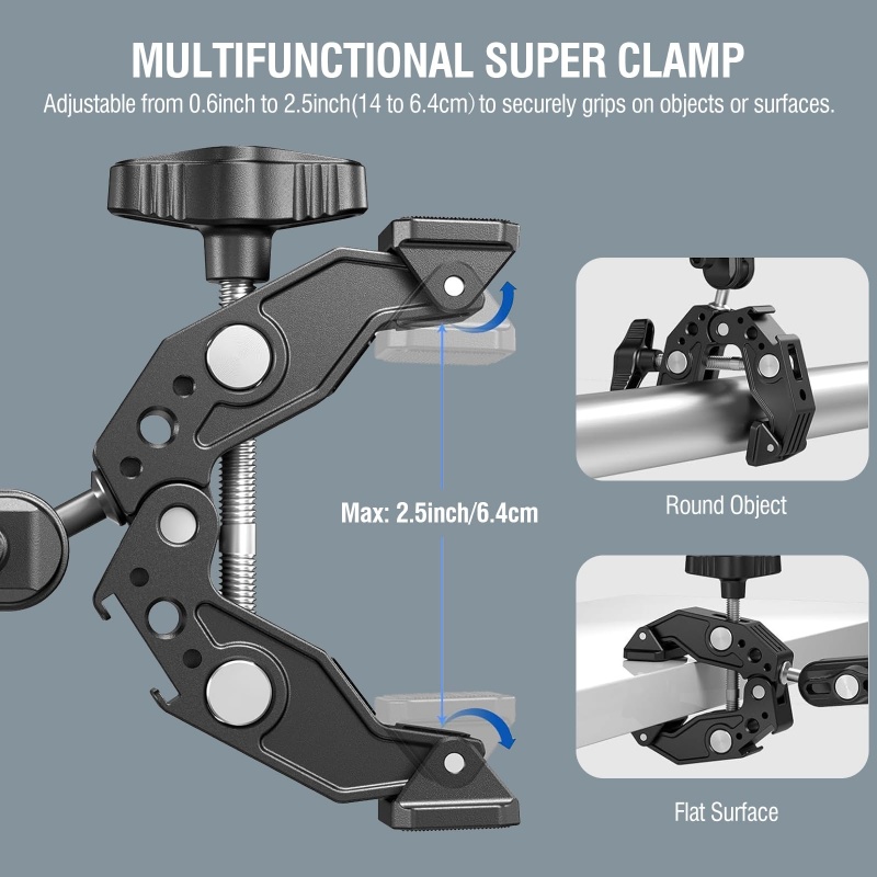 Universal Aluminum Super Clamp - Dual Monitor Arm ulasan dan harga