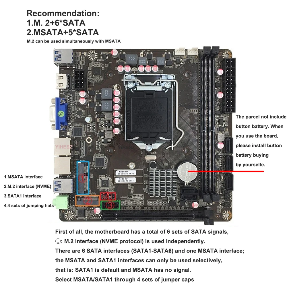 B365 Mini-ITX Motherboard LGA  - Pc Gaming I3 ulasan dan harga