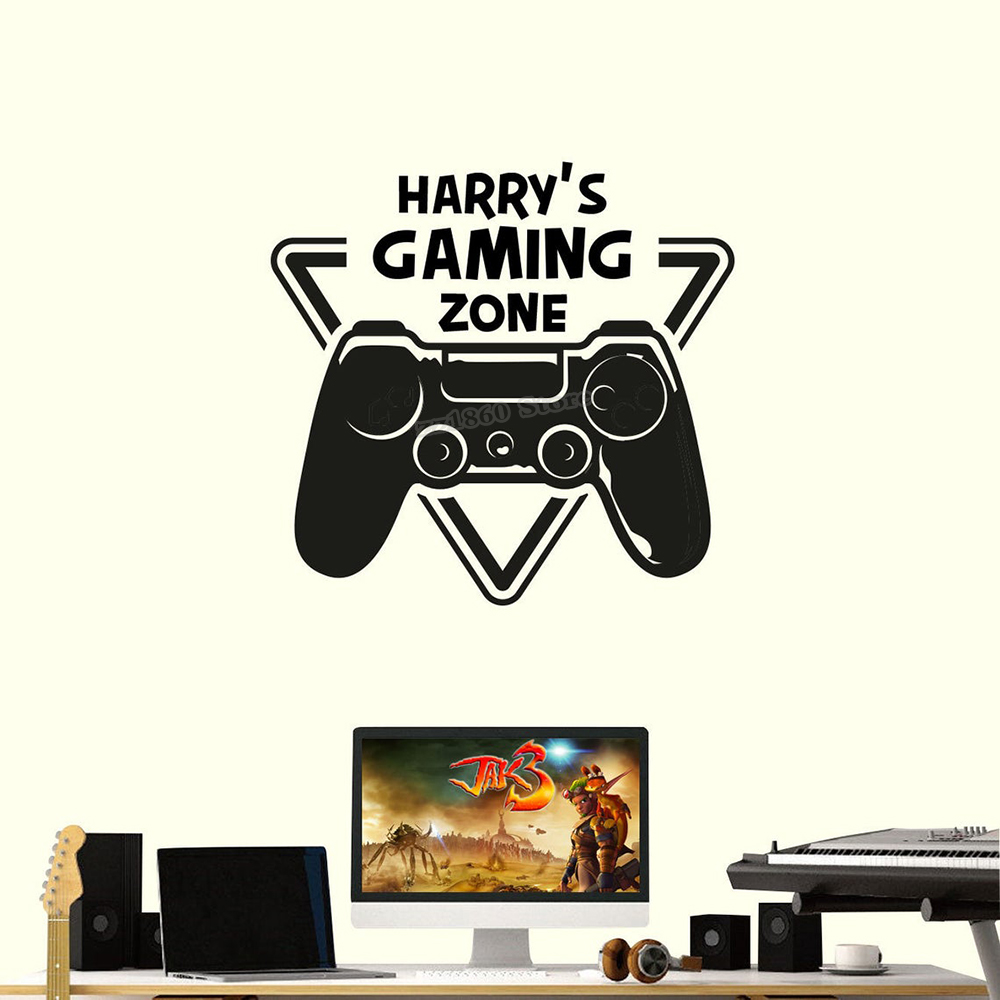 Custom Name Gaming Zone Wall D - Pc Gaming Quotes ulasan dan harga