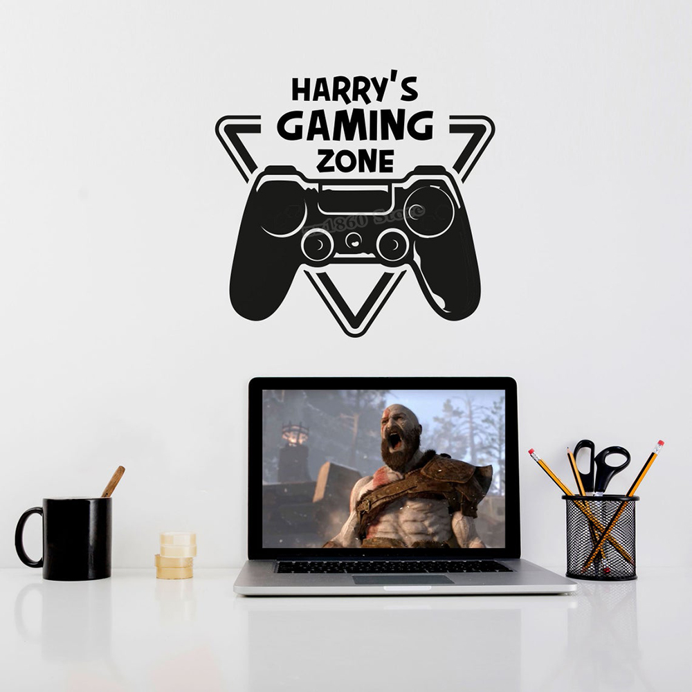 Custom Name Gaming Zone Wall D - Pc Gaming Quotes ulasan dan harga