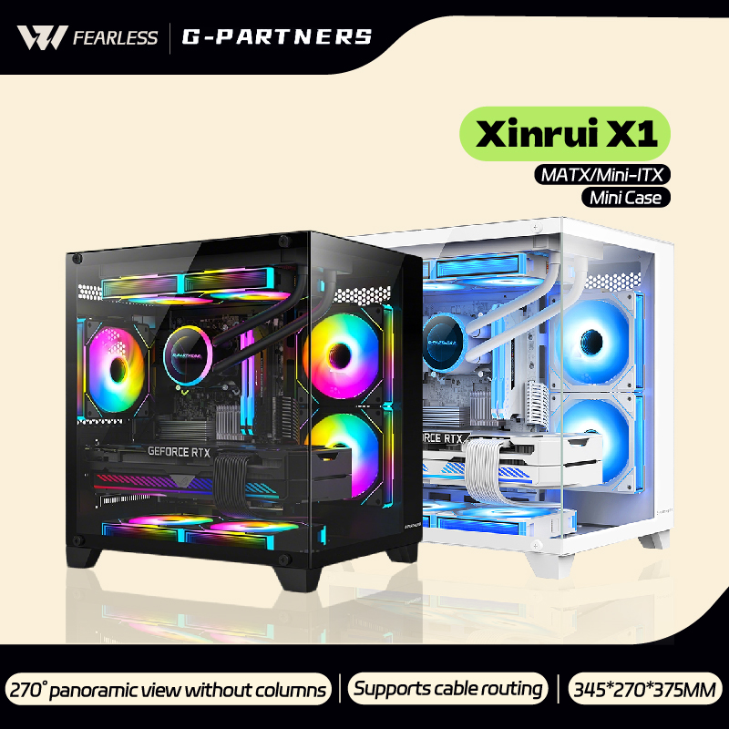 G-PARTNERS Xinrui X1 MATX Mini - Pc Gaming Dell ulasan dan harga