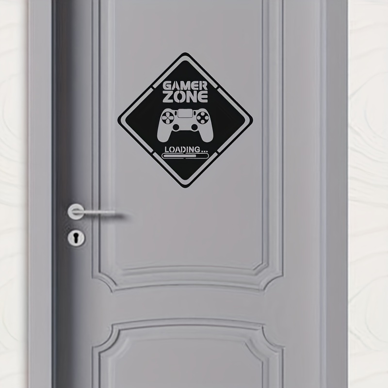 1pc Gamer Zone Door Decal Wall - Pc Gaming Quotes ulasan dan harga