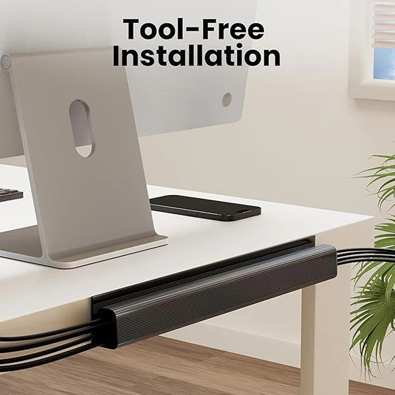 40cm/15.75in Under Desk Cable  - Desk Cable Organizer ulasan dan harga