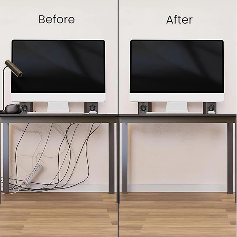 40cm/15.75in Under Desk Cable  - Desk Cable Organizer ulasan dan harga