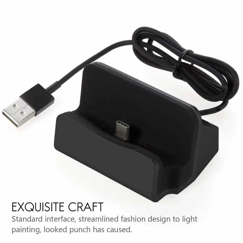 Type C USB Dock Charger Phone  - Desk Cable Organizer ulasan dan harga