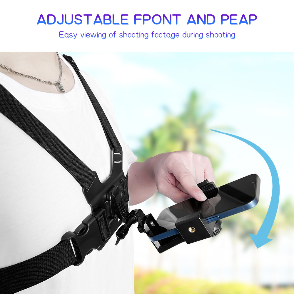 Chest Mount Phone Strap Holder - Desk Cable Organizer ulasan dan harga