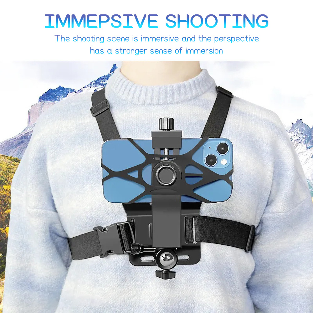 Chest Mount Phone Strap Holder - Desk Cable Organizer ulasan dan harga