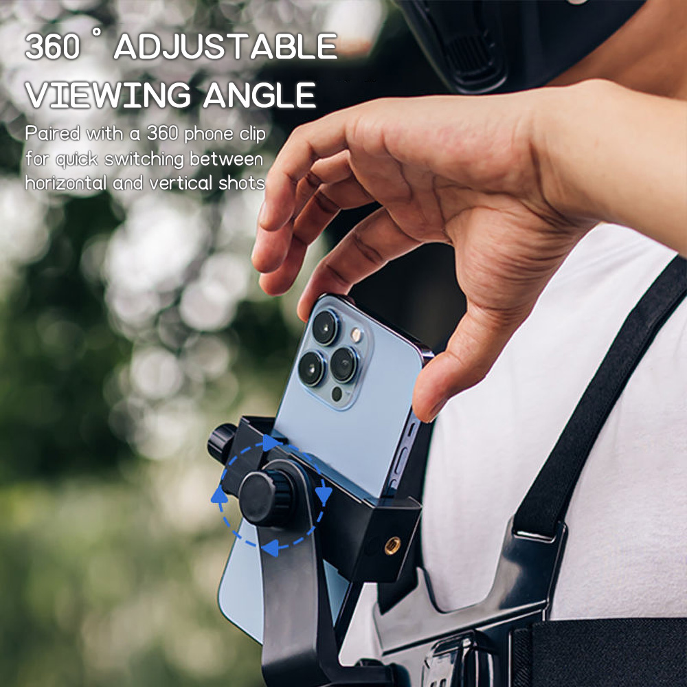 Chest Mount Phone Strap Holder - Desk Cable Organizer ulasan dan harga