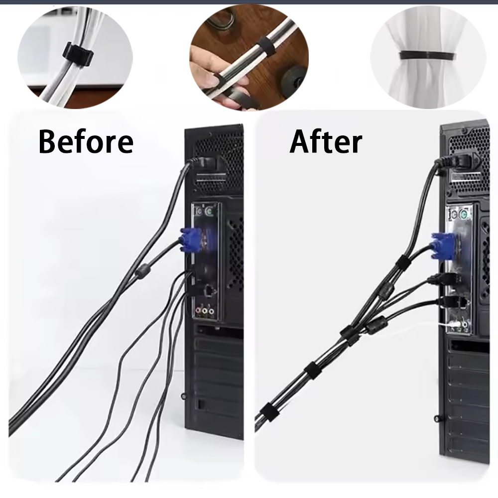 1pc Cable Organizer Cable Mana - Desk Cable Organizer ulasan dan harga