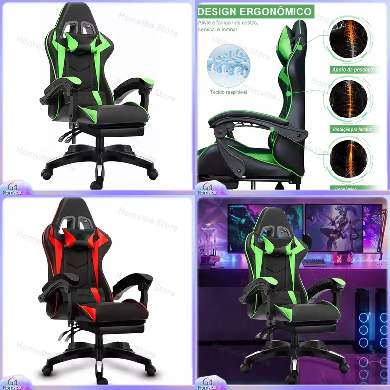 High-Back Ergonomic Gaming Cha - Pc Gaming Gaming ulasan dan harga